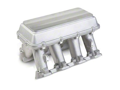 Holley GM LS3/L92 Modular Carbureted Hi-Ram Intake Manifold; Blank Top (07-08 6.2L Yukon)