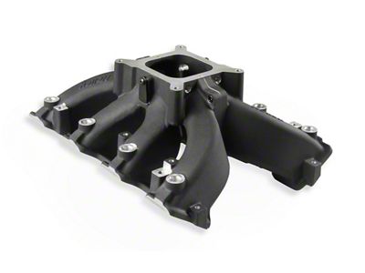 Holley GM LS3/L92 Single Plane EFI Split-Design Race Intake Manifold; Black (07-08 6.2L Yukon)