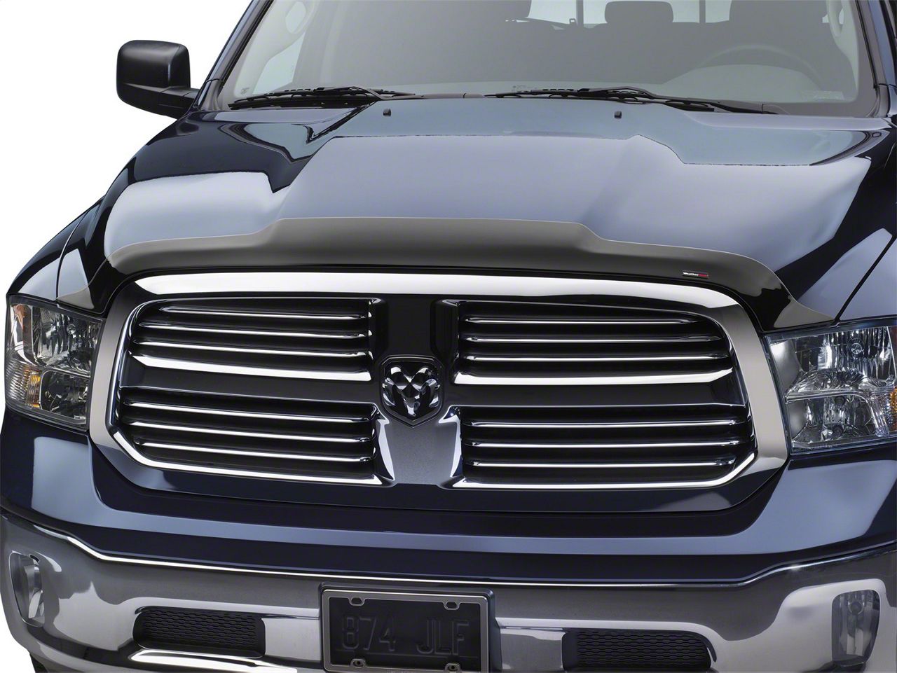 Weathertech Low Profile Hood Protector; Dark Smoke (11-14 Sierra 2500 HD)