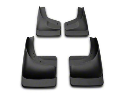 RedRock Mud Flaps; Front and Rear (99-06 Sierra 1500 w/ OE Fender Flares)