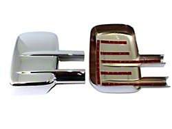 Towing Mirror Covers; Chrome (07-13 Silverado 1500)