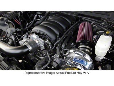 Procharger High Output Intercooled Supercharger Complete Kit with P-1SC-1; Black Finish (14-18 6.2L Silverado 1500)