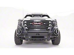 Fab Fours Vengeance Front Bumper with Pre-Runner Guard; Matte Black (19-21 Sierra 1500, Excluding Diesel)