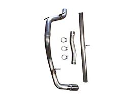MRT Tough Truck Single Exhaust System with Polished Tip; Side Exit (19-23 5.3L Sierra 1500)