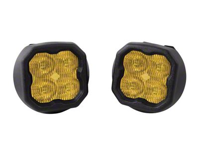 Diode Dynamics Worklight SS3 Sport Type GM LED Fog Light Kit; Yellow SAE Fog (07-14 Tahoe)