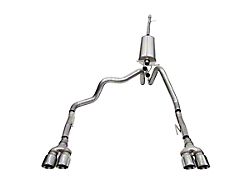 Corsa Performance Sport Dual Exhaust System with Polished Tips; Rear Exit (19-23 5.3L Sierra 1500)