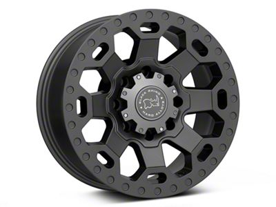 Black Rhino Warlord Matte Gunmetal 8-Lug Wheel; 17x9; -12mm Offset (2023 F-250 Super Duty)