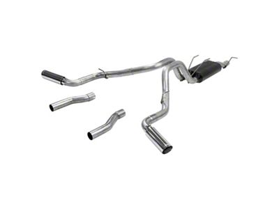 Flowmaster Force II Dual Exhaust System; Side/Rear Exit (17-22 6.2L F-250 Super Duty)