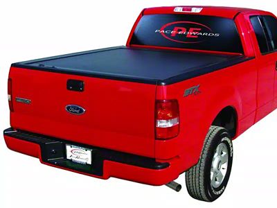 Pace Edwards JackRabbit Retractable Bed Cover; Gloss Black (11-16 F-250 Super Duty)