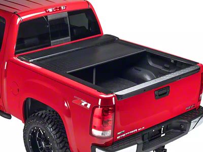 Pace Edwards SwitchBlade Metal Retractable Bed Cover; Gloss Black (11-16 F-250 Super Duty)