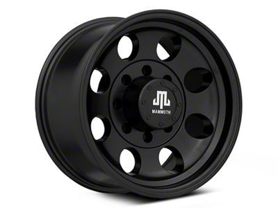 Mammoth HD 8 Aluminum Matte Black 8-Lug Wheel; 17x9; -6mm Offset (2023 F-250 Super Duty)