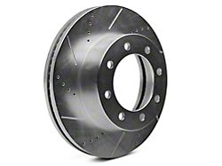Proven Ground C&L Series Super Sport HD Cross-Drilled and Slotted 8-Lug Rotors; Front Pair (13-22 4WD F-250 Super Duty)