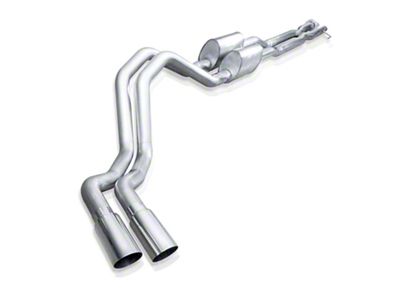 Stainless Works S-Tube Turbo Dual Exhaust System; Factory Connect; Same Side Exit (17-22 6.2L F-250 Super Duty)