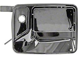 Exterior Door Handle; Handle Front Right; All Chrome; With Keyhole; Plastic (11-16 F-250 Super Duty)