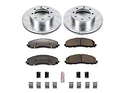 PowerStop Z36 Extreme Truck and Tow 8-Lug Brake Rotor and Pad Kit; Front (13-22 4WD F-250 Super Duty)