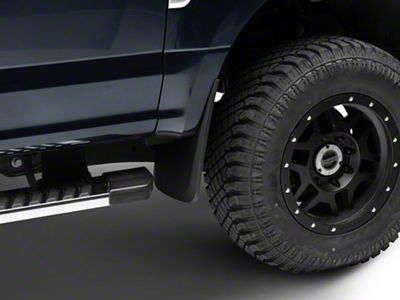 RedRock Molded Mud Guards; Front and Rear (17-23 F-250 Super Duty w/o OE Fender Flares)