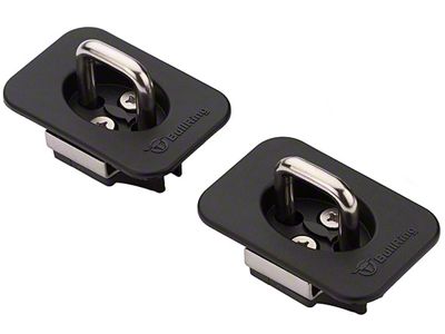 Flush Fit Retractable Tie Down Anchors; Rear Only (11-16 F-250 Super Duty)