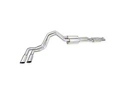 Stainless Works Redline Series Dual Exhaust System with Polished Tips; Same Side Exit (20-22 7.3L F-250 Super Duty)