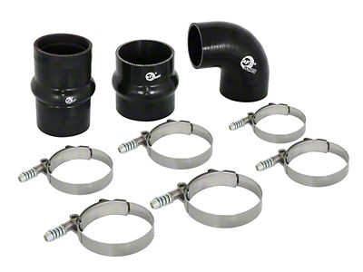 AFE BladeRunner Intercooler Couplings and Clamps Kit for Factory Intercooler and aFe Tubes (17-22 6.7L Powerstroke F-250 Super Duty)