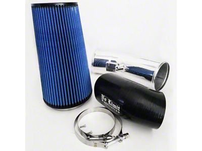 No Limit Fabrication Stage 2 Cold Air Intake with Pro 5R Oiled Filter; Polished (11-16 6.7L Powerstroke F-250 Super Duty)