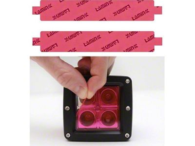 Lamin-X Fog Light Tint Covers; Pink (20-22 F-350 Super Duty)