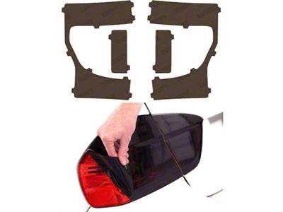 Lamin-X Tail Light Tint Covers; Charcoal (20-22 F-350 Super Duty w/ Factory Halogen Tail Lights)