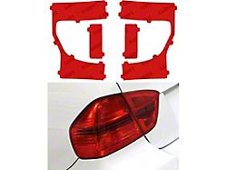 Lamin-X Tail Light Tint Covers; Red (20-22 F-250 Super Duty w/ Factory Halogen Tail Lights)