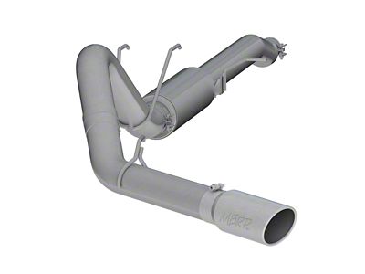 MBRP Armor Pro Single Exhaust System with Polished Tip; Side Exit (17-22 6.2L F-250 Super Duty)