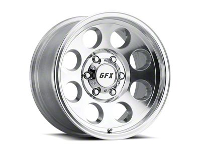 G-FX TR-16 Polished 8-Lug Wheel; 17x9; 0mm Offset (17-22 F-250 Super Duty)