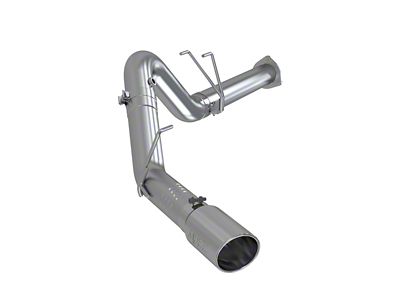 MBRP Armor Lite Filter-Back Single Exhaust System with Polished Tip; Side Exit (15-16 6.7L Powerstroke F-250 Super Duty)