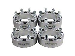 Supreme Suspensions 1.50-Inch Pro Billet Wheel Spacers; Silver; Set of Four (11-23 F-250 Super Duty)