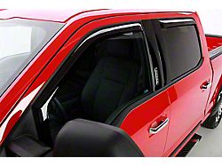 EGR In-Channel Window Visors; Front and Rear; Dark Smoke (15-23 F-150 SuperCab)