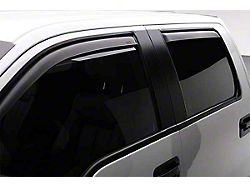 EGR In-Channel Window Visors; Front and Rear; Matte Black (15-23 F-150 SuperCab)