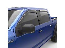 EGR Tape-On Window Visors; Front and Rear; Dark Smoke (15-23 F-150 SuperCab)