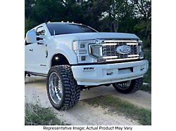 Front Bumper Valance; Matte Black (20-22 F-250 Super Duty)