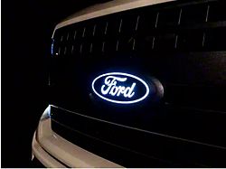 Ford LED Illuminated Ford Grille Emblem for Forward Facing Camera (21-22 F-250 Super Duty w/ Factory Halogen Headlights)
