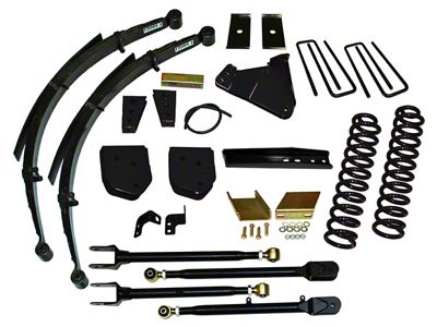 SkyJacker 8.50-Inch Suspension Lift Kit with 4-Link Conversion, Rear Leaf Springs and Nitro Shocks (11-16 4WD 6.7L Powerstroke F-250 Super Duty)