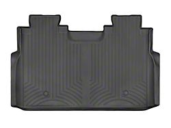 Weathertech DigitalFit Rear Floor Liner for Vinyl Floors; Black (17-22 F-250 Super Duty SuperCrew w/ Front Bucket Seats & w/o Rear Underseat Storage)