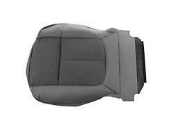 Front Driver Side Seat Cover; Steel Gray (11-13 F-250 Super Duty w/ Bench Seat)