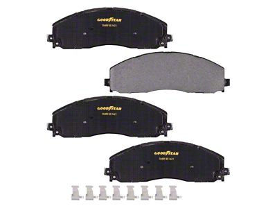 Goodyear Brakes Truck and SUV Carbon Ceramic Brake Pads; Front Pair (13-22 F-250 Super Duty)