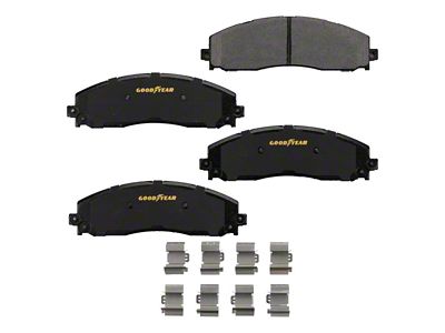 Goodyear Brakes Truck and SUV Carbon Ceramic Brake Pads; Rear Pair (13-22 F-350 Super Duty)