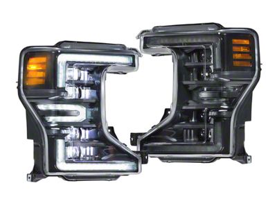 Morimoto XB LED Headlights; Black Housing; Clear Lens (20-22 F-250 Super Duty w/ Factory LED Headlights)