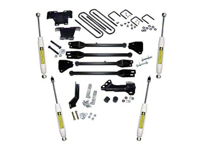 SuperLift 4-Inch 4-Link Suspension Lift Kit with Superide Shocks (17-22 4WD 6.7L Powerstroke F-250 Super Duty)