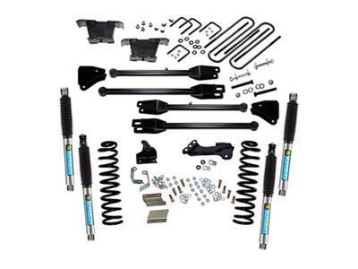 SuperLift 4-Inch 4-Link Suspension Lift Kit with Bilstein Shocks (11-16 4WD 6.7L Powerstroke F-250 Super Duty)