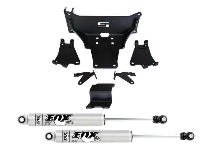 SuperLift F350 Super Duty Dual Steering Stabilizer Kit with Fox 2.0