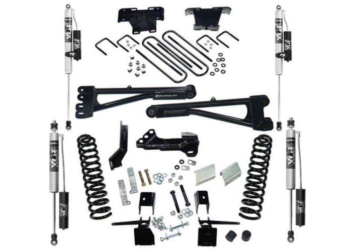 SuperLift F-350 Super Duty 4-Inch Suspension Lift Kit with Fox Shocks ...