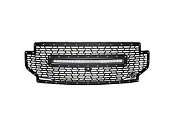 Vision X Upper Replacement Grille with 30-Inch XPL Halo LED Light Bar; Satin Black (20-22 F-250 Super Duty)