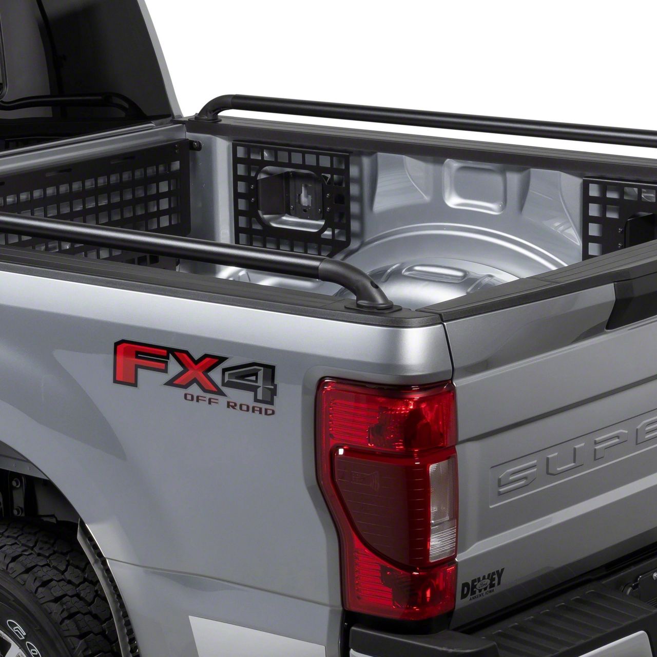 Putco F-250 Super Duty Black SSR Locker Side Bed Rails SD28342 (17-23 F ...