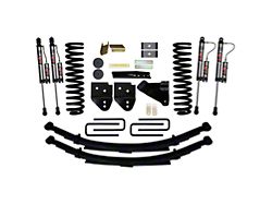 SkyJacker 4-Inch Suspension Lift Kit with Rear Leaf Springs and ADX 2.0 Remote Reservoir Shocks (11-16 4WD 6.2L F-250 Super Duty)