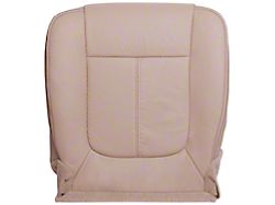 Replacement Bottom Seat Cover; Driver Side; Adobe/Tan Perforated Leather (12-16 F-250 Super Duty Lariat w/ Heated & Cooled Seats)